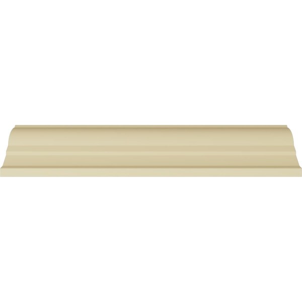 Ekena Millwork 3 1/4"H x 2 7/8"P x 4 3/8"F x 94 1/2"L, (3 1/4" Repeat), Leaf Twist Crown Moulding - MLD03X02X04LT