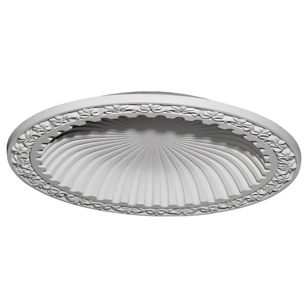 Ekena Millwork 39 3/8"OD x 31 1/8"ID x 4 1/8"D Milton Recessed Mount Ceiling Dome - DOME39MI