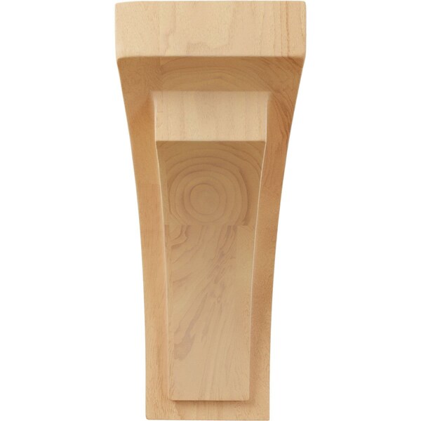 Ekena Millwork 3"W x 4 3/4"D x 8"H Small Felix Wood Corbel, Red Oak - CORW03X04X08FERO