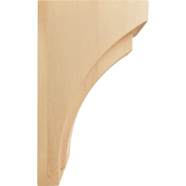 Ekena Millwork 3"W x 4 3/4"D x 8"H Small Felix Wood Corbel, Red Oak - CORW03X04X08FERO