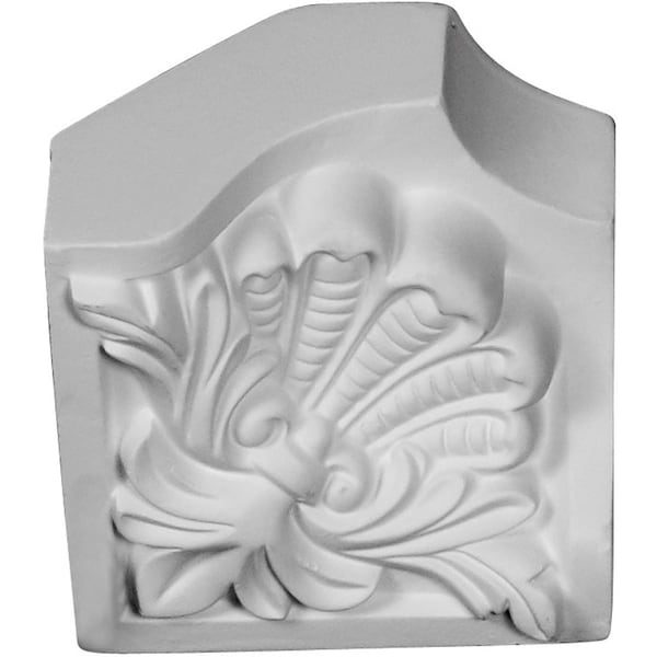 Ekena Millwork 3"H x 3 3/8"P x 4 1/2"F Harvest Crown Moulding Inside Corner - MIC03X03HA