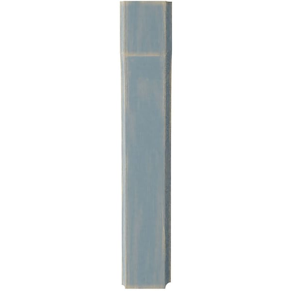 Ekena Millwork 1 3/4"W x 4"D x 10"H Clarksville Wood Vintage Decor Bracket, Driftwood Blue - BKTWD02X04X10CVBU