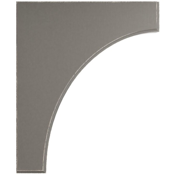 Ekena Millwork 1 3/4"W x 10"D x 12"H Clarksville Wood Vintage Decor Bracket, Reclaimed Grey - BKTWD02X10X12CVGY