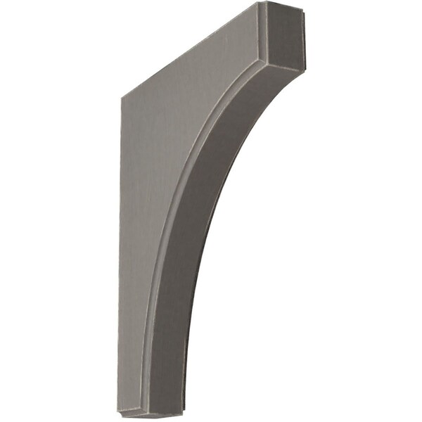 Ekena Millwork 1 3/4"W x 10"D x 12"H Clarksville Wood Vintage Decor Bracket, Reclaimed Grey - BKTWD02X10X12CVGY