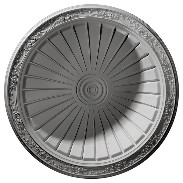 Ekena Millwork 42 7/8"OD x 35 3/8"ID x 8 1/4"D Hamilton Recessed Mount Ceiling Dome - DOME42HA