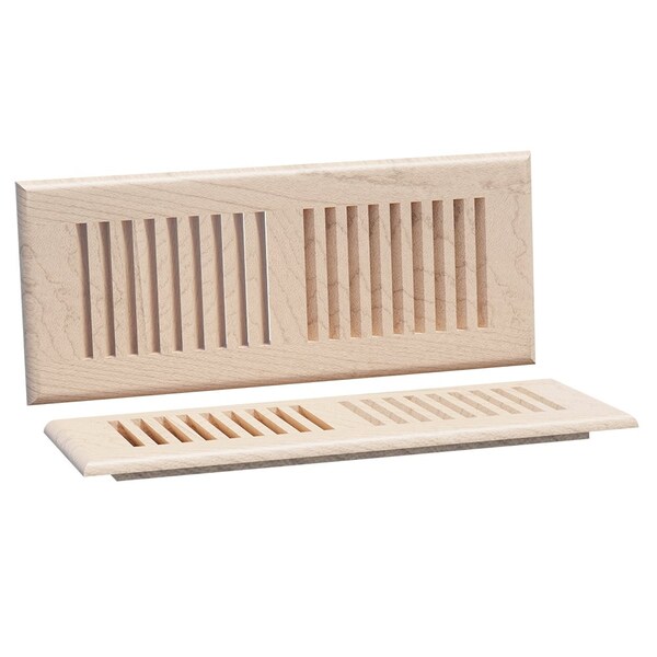 Designs Of Distinction Medium Self Rimming Floor Vent - Hard Maple - 01994012HM1