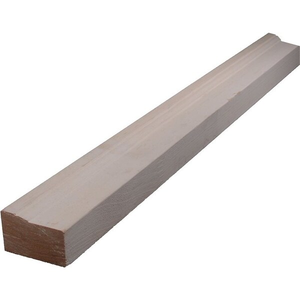 Alexandria Moulding Brick Moulding, 96 in L, 2 in W, Wood, Primed - OW180-93096C1