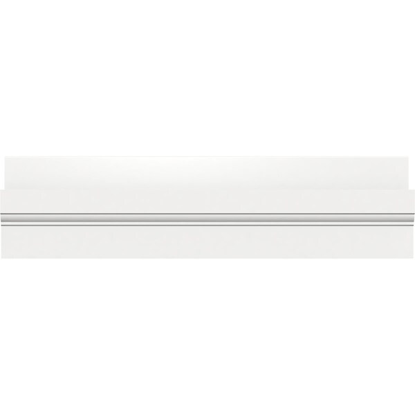 Ekena Millwork 3"H x 1 1/4"P x 96"L Nail Fin Brick Mould, PVC - MLD03X01X96NFSWPV