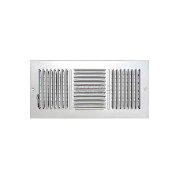Kaper Ii Speedi-Grille Ceiling Or Wall Register With 3 Way Deflection 6in X 14in - SG-614 CW3