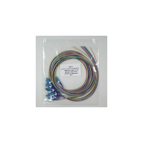 Kit de Empalme de Fibra Óptica Compulink LC, 12 Pigtails, LC-PIGTAIL, OS2, 900UM, 3MT - 12LCUPCOS2-3M