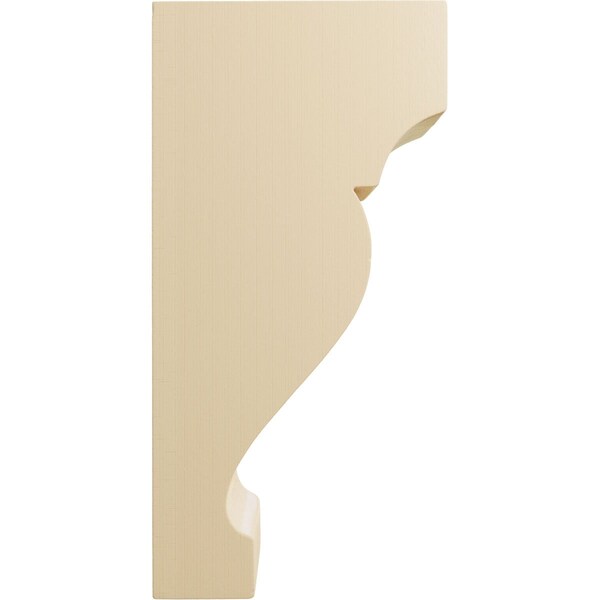 Ekena Millwork 1 3/4"W x 3 1/2"D x 7"H Small Dearborn Wood Corbel, Maple - CORW02X07X04DRMA