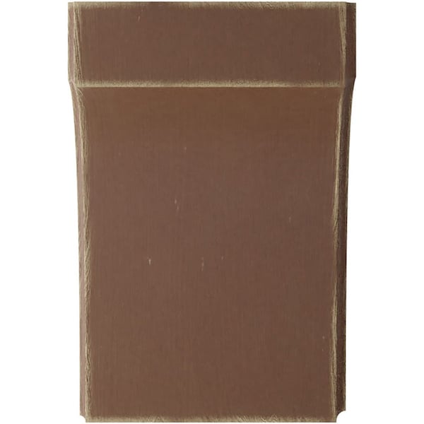 Ekena Millwork 5 1/4"W x 4"D x 8"H Clarksville Wood Vintage Decor Bracket, Weathered Brown - BKTWD05X04X08CVBR