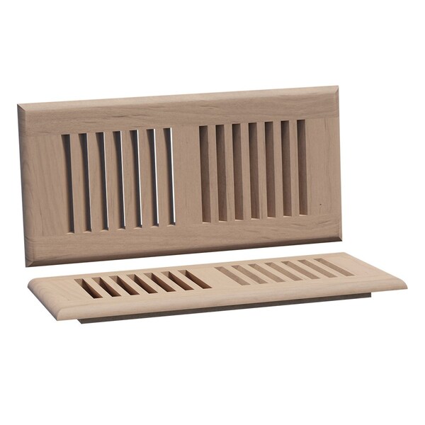 Designs Of Distinction Small Self Rimming Floor Vent - Alder - 01994010AL1