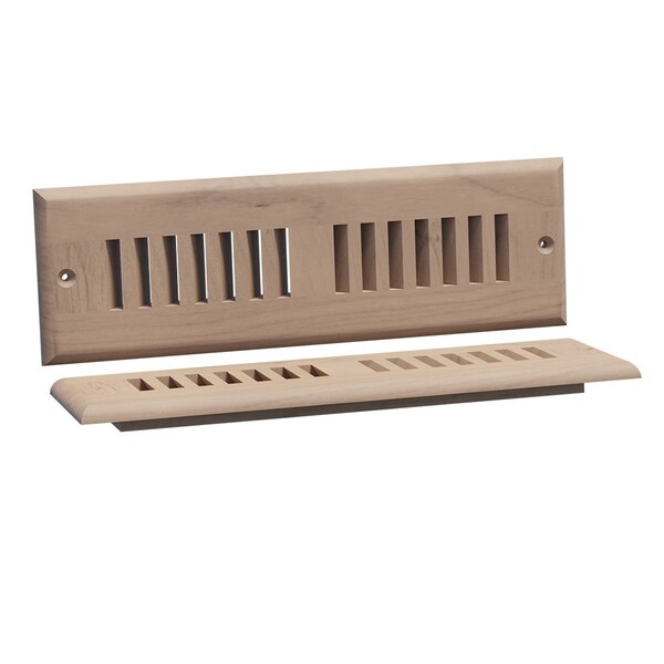 Designs Of Distinction Small Self Rimming Toe Kick Vent - Alder - 01992010AL1