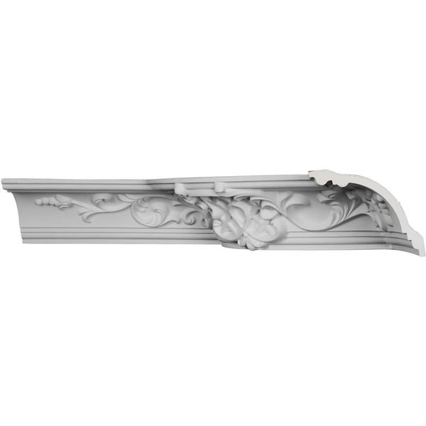 Ekena Millwork 5 3/8"H x 27 5/8"P Diane Crown Moulding Inside Corner - MIC28X05DI-1