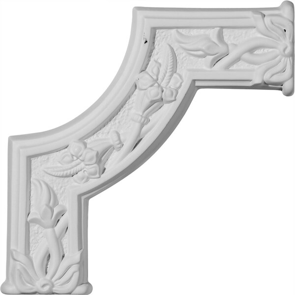 Ekena Millwork 6 1/2"W x 6 1/2"H Nexus Panel Moulding Corner (matches moulding PML01X00NE) - PML06X06NE