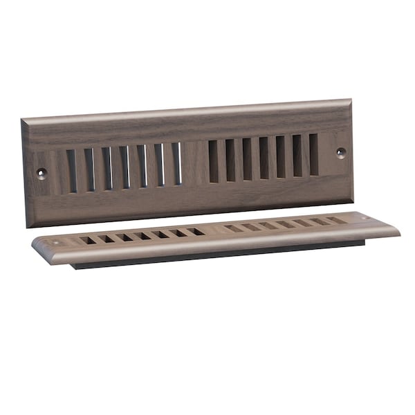 Designs Of Distinction Small Self Rimming Toe Kick Vent - Walnut - 01992010WL1