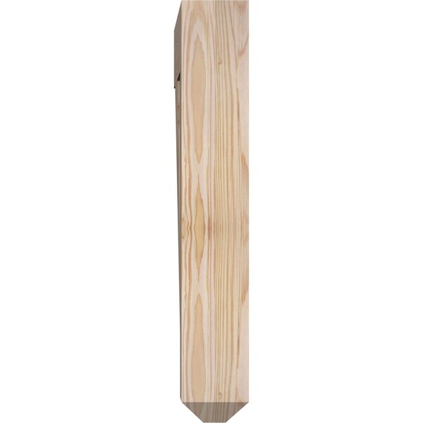 Ekena Millwork Olympic Craftsman Smooth Bracket, Douglas Fir, 3 1/2"W x 22"D x 22"H - BKT04X22X22OLY04SDF