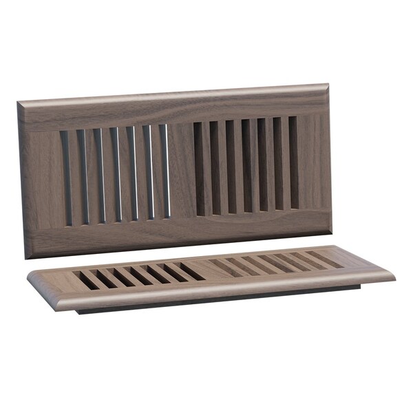 Designs Of Distinction Small Self Rimming Floor Vent - Walnut - 01994010WL1