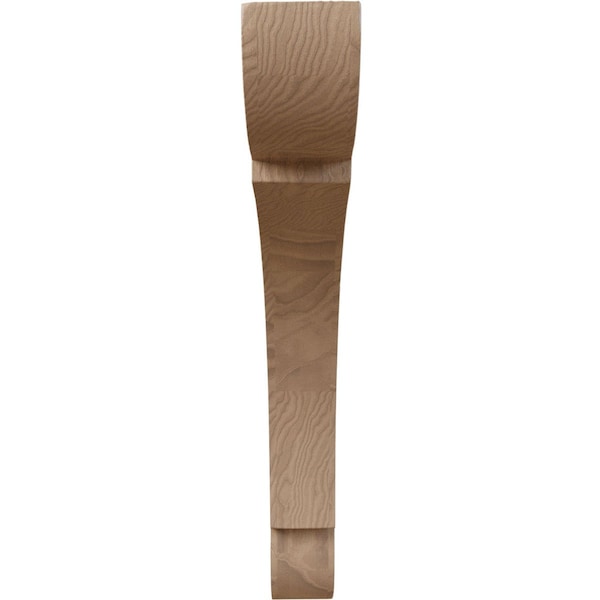 Ekena Millwork 1 3/4"W x 12"D x 12"H Extra Large Olympic Wood Bracket, Mahogany - BKTW01X12X12OLGM