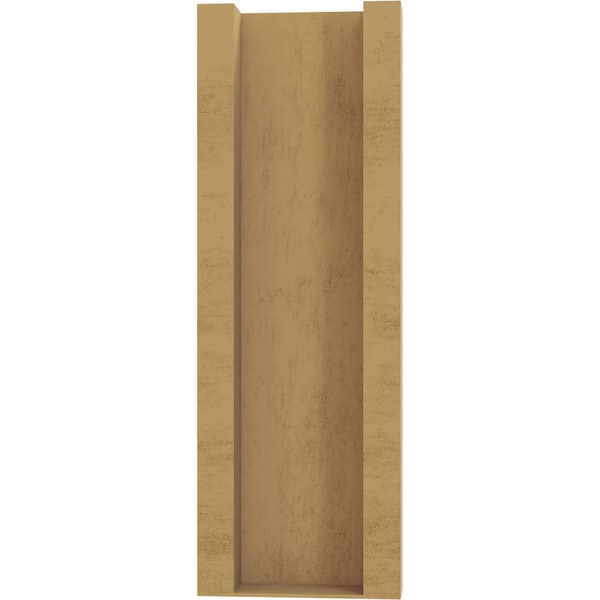 Ekena Millwork 5 1/2-in W x 16-in D x 16-in H Funston Trad Rough Cedar Woodgrain TimberThane Outlooker, Primed Tan - OUTUR055X16X16FST04RCPR