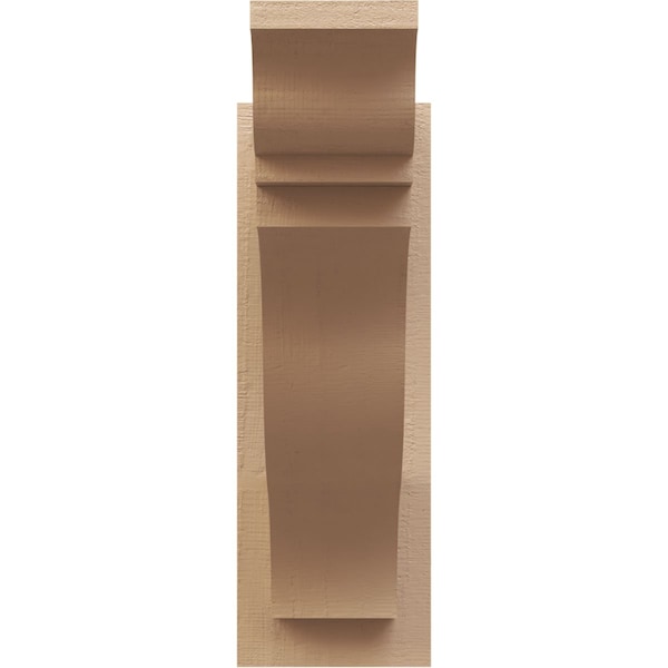 Ekena Millwork 5 1/2-in W x 16-in D x 16-in H Funston Trad Rough Cedar Woodgrain TimberThane Outlooker, Primed Tan - OUTUR055X16X16FST04RCPR