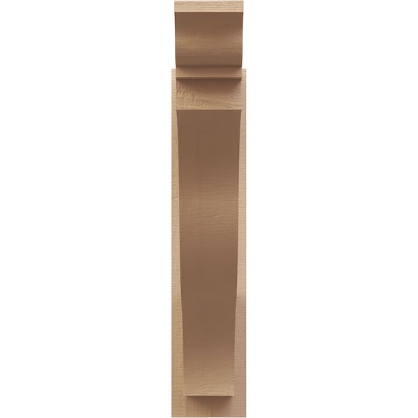 Ekena Millwork 6-in W x 28-in D x 28-in H Funston Trad Rough Cedar Woodgrain TimberThane Outlooker, Primed Tan - OUTUR060X28X28FST04RCPR