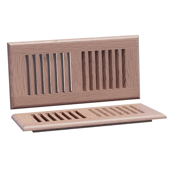 Designs Of Distinction Small Self Rimming Floor Vent - Red Oak - 01994010AK1