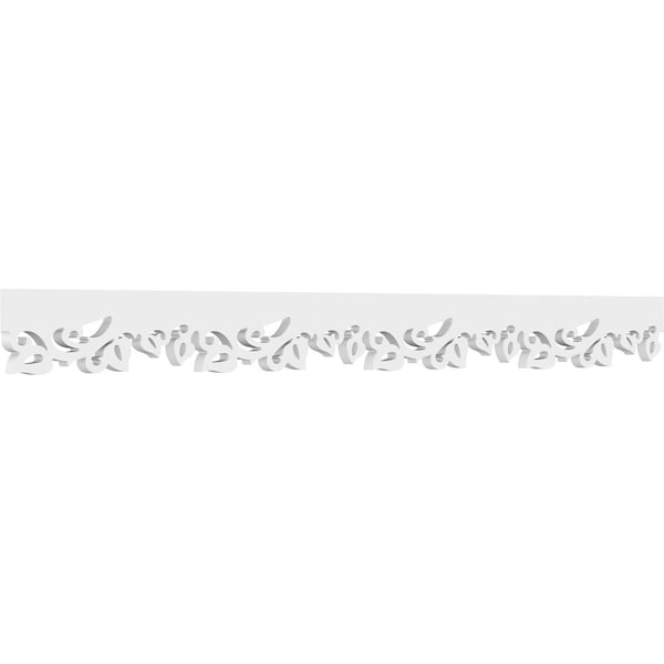 Ekena Millwork Everdale Architectural Grade PVC Running Trim, 4"H x 5/8"P x 48"L - RUNP04X0625X48EVD
