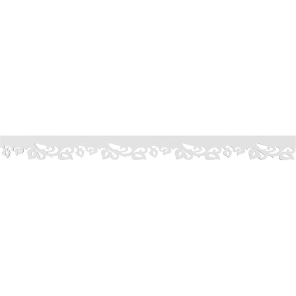 Ekena Millwork Everdale Architectural Grade PVC Running Trim, 4"H x 5/8"P x 48"L - RUNP04X0625X48EVD