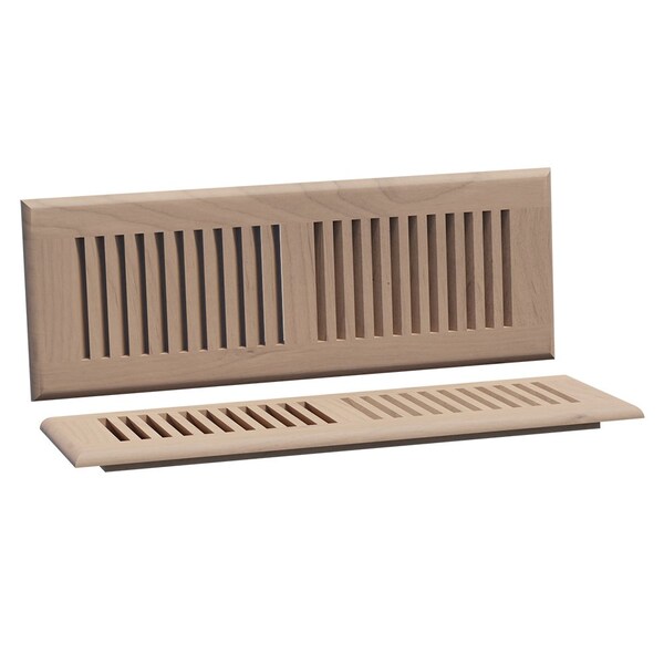 Designs Of Distinction Large Self Rimming Floor Vent - Alder - 01994014AL1