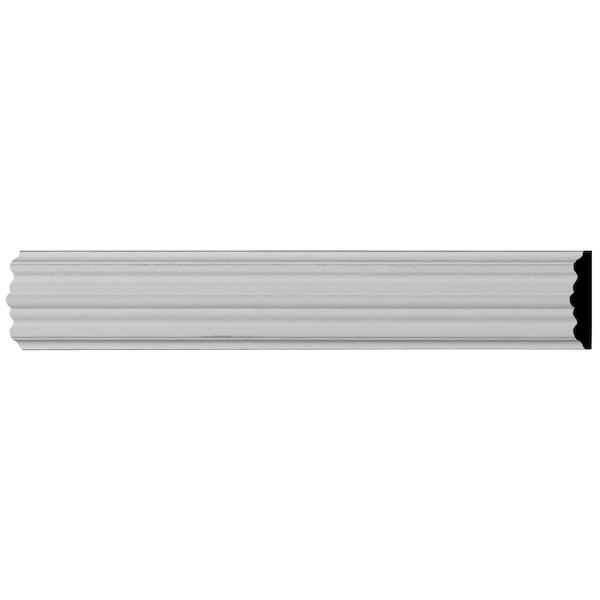 Ekena Millwork 2"H x 1/2"P x 94 1/2"L Victorian Chair Rail - CHA02X01VI