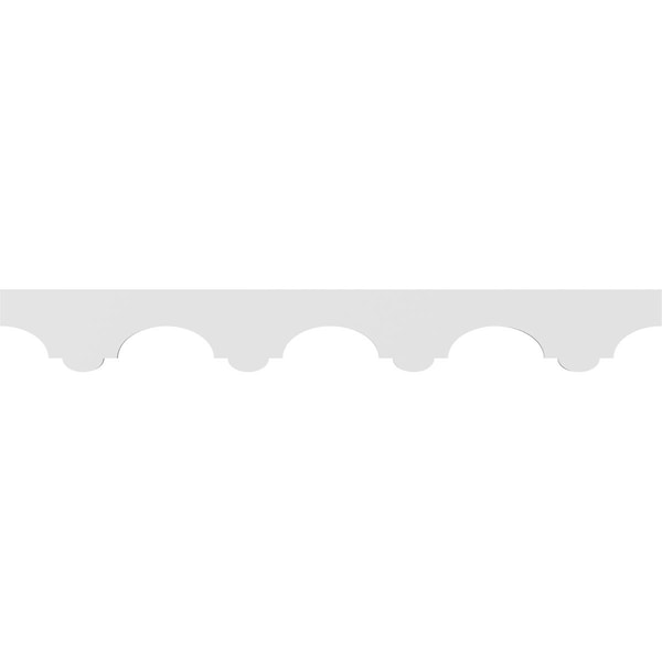 Ekena Millwork Malta Architectural Grade PVC Running Trim, 6"H x 5/8"P x 48"L - RUNP06X0625X48MLT
