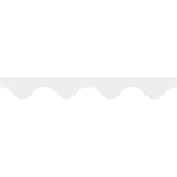 Ekena Millwork Malta Architectural Grade PVC Running Trim, 6"H x 5/8"P x 48"L - RUNP06X0625X48MLT