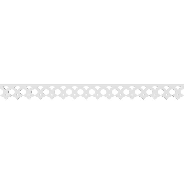 Ekena Millwork Plymouth Architectural Grade PVC Running Trim, 4"H x 5/8"P x 48"L - RUNP04X0625X48PLY