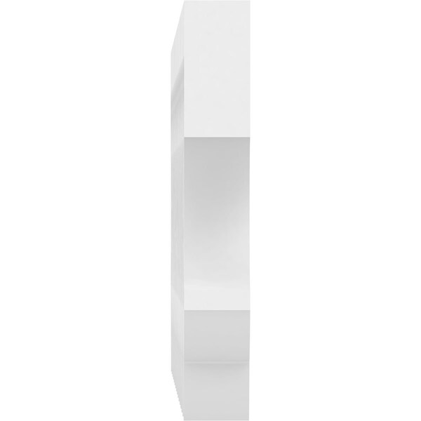 Ekena Millwork Plymouth Architectural Grade PVC Running Trim, 4"H x 5/8"P x 48"L - RUNP04X0625X48PLY