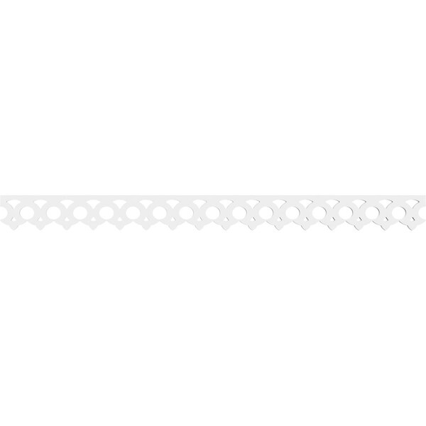 Ekena Millwork Plymouth Architectural Grade PVC Running Trim, 4"H x 5/8"P x 48"L - RUNP04X0625X48PLY