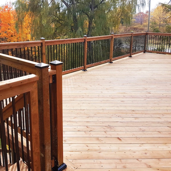 Nuvo Iron 32 in LONG x 3/4 in WIDE BLACK SQUARE TUBING GALVANIZED STEEL BALUSTERS, 10PK - SQPS32