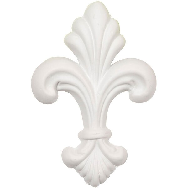 Ekena Millwork 2 3/4"W x 4"H x 1/2"P Fleur-de-lis Small Onlay - ONL04X03X01FL