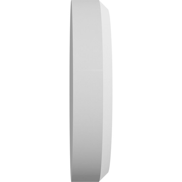 Ekena Millwork Standard Grayson Rosette with Beveled Edge, 5"W x 5"H x 1"P - ROSP050X050X100GRY01
