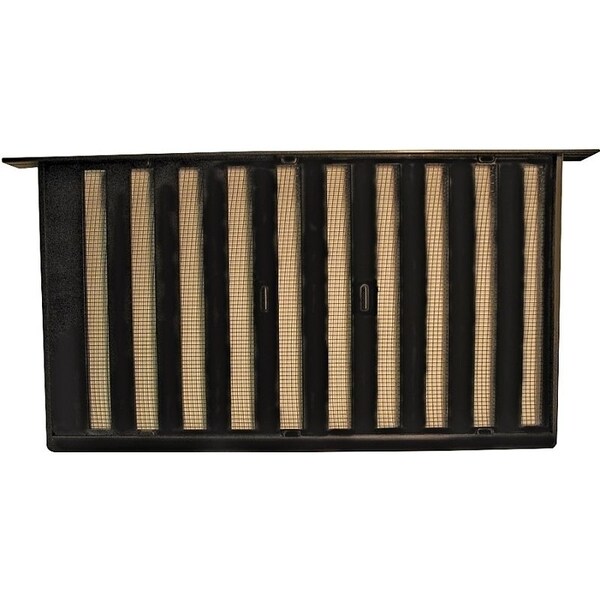 Bestvents Foundation Vent, Mesh Grill, Aluminum, Black - 319BL