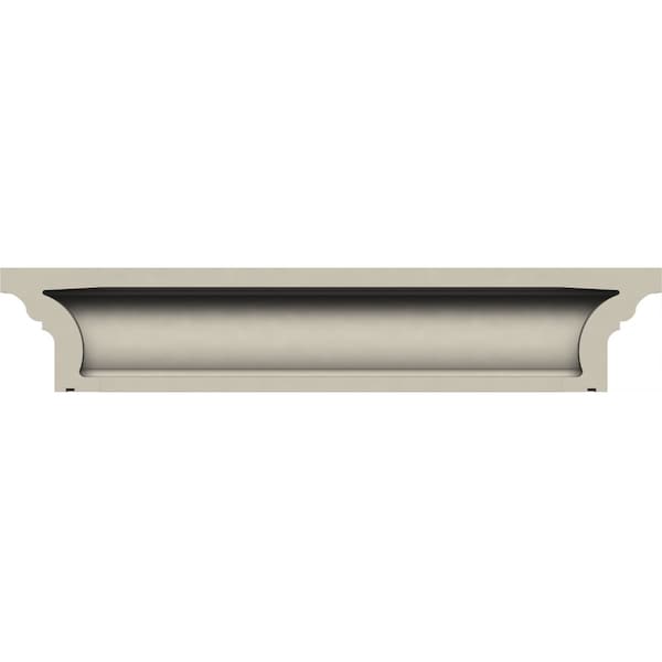 Ekena Millwork 76" Bottom Width x 80 3/8" Top Width x 5"H x 1 7/8"P Stratford Crosshead - CRH05X76ST