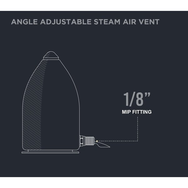 Everflow NPT Hoffman Steam Air Vent 1/8" - RAVHA18A
