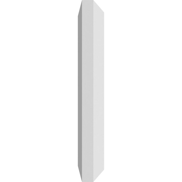 Ekena Millwork Standard Sedgwick Rosette with Beveled Edge, 4"W x 4"H x 1/2"P - ROSP040X040X050SDG01