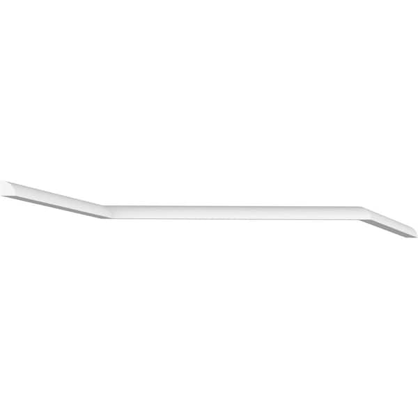 Ekena Millwork WM107 - 5/8"H x 5/8"P x 96"L Quarter Round Moulding, PVC - WM107X96SWPV