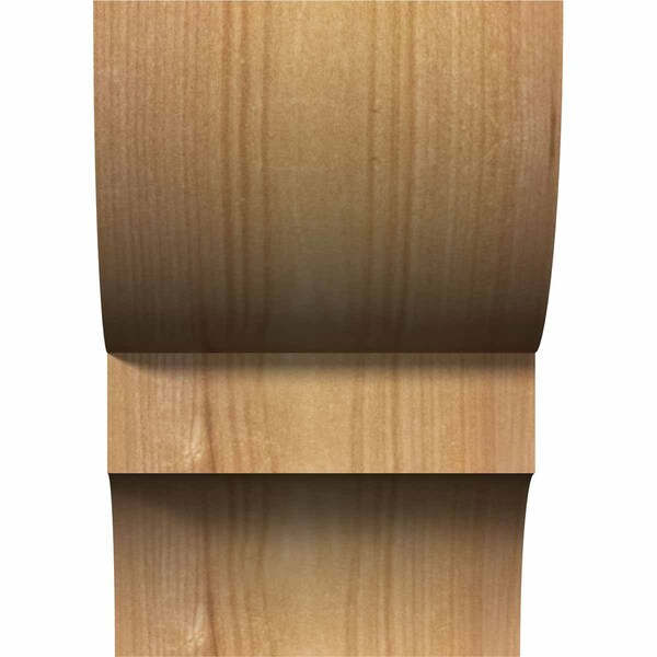 Ekena Millwork Ridgewood Rough Sawn Corbel, Western Red Cedar, 4"W x 6"D x 6"H - COR04X06X06RID00RWR