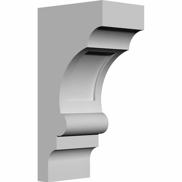 Ekena Millwork 4"W x 5 1/4"D x 10"H Diane Bracket - BKT05X10X03DI