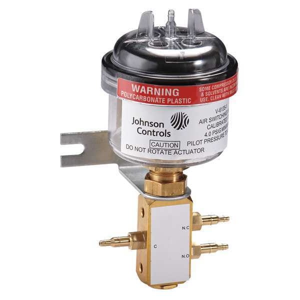 Johnson Controls Air Switching Valve, 1/4 in Barb, 11 to 15 psi - V-6135-2