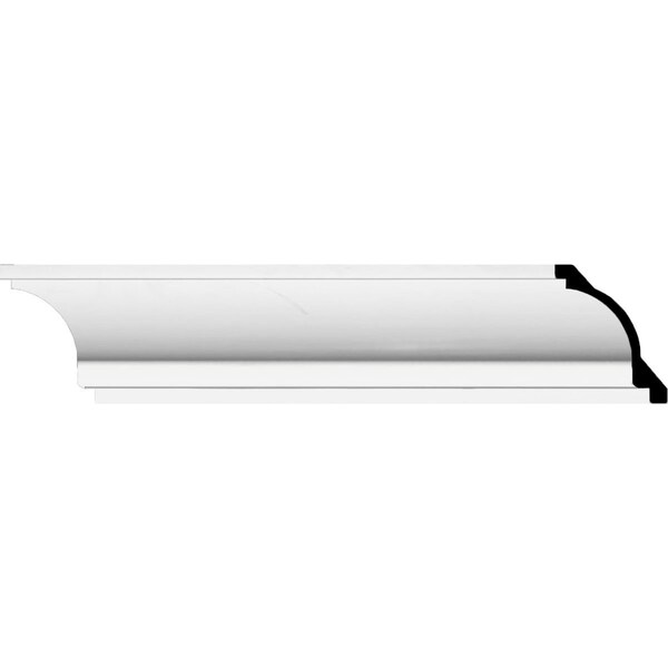 Ekena Millwork SAMPLE - 11 7/8"H x 9 1/2"P x 15 1/4"F x 12"L Classic Crown Moulding - SAMPLE-MLD12X10X15CL