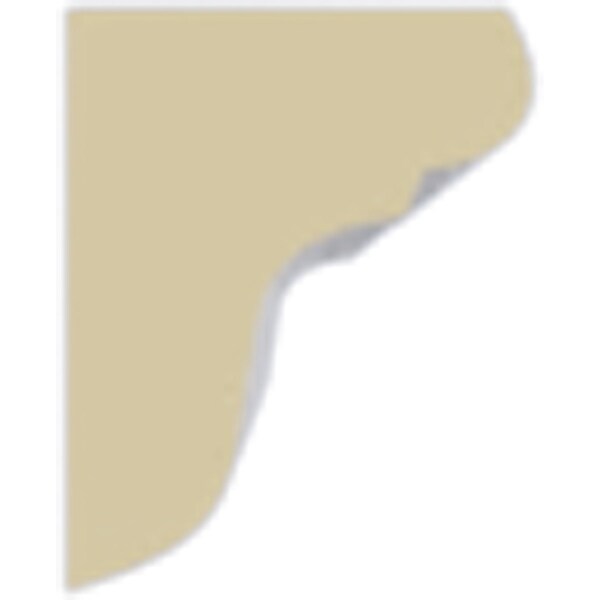 Ekena Millwork Crown Moulding, Polyurethane, 96-1/8 in L, 5/8 in H, Factory Primed - MLD01X01X01CL